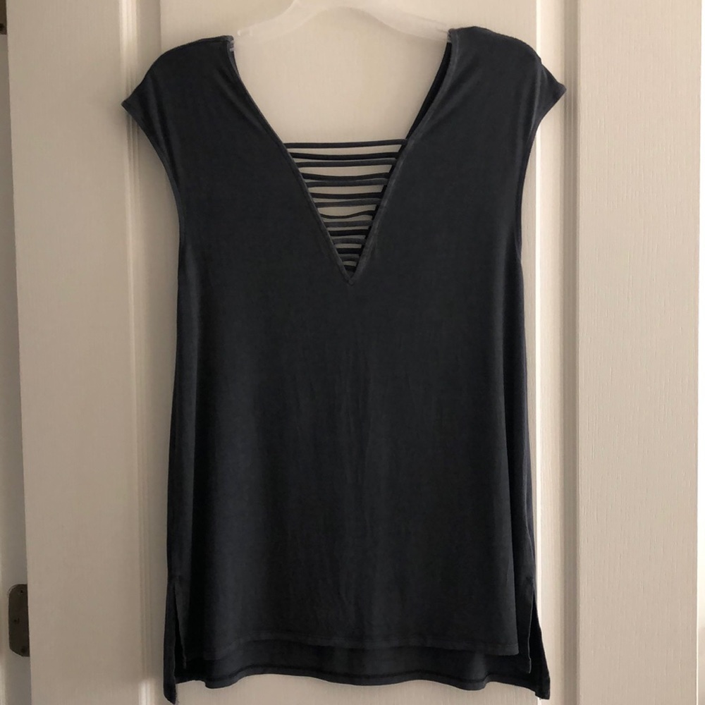 Dark grey tank top